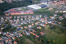 Bischwiller im Bundesland Bas-Rhin, Frankreich aus der Luft
