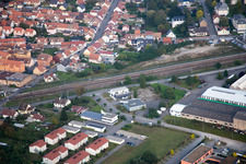 Bischwiller im Bundesland Bas-Rhin, Frankreich vom Flugzeug aus