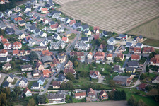 Bischwiller im Bundesland Bas-Rhin, Frankreich aus der Vogelperspektive