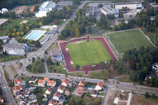 Bischwiller im Bundesland Bas-Rhin, Frankreich von einer Drohne aus