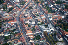 Bischwiller im Bundesland Bas-Rhin, Frankreich von oben
