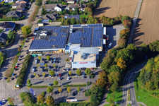 EDEKA Kissel SBK Kandel und ROSSMANN Drogeriemarkt im Bundesland Rheinland-Pfalz, Deutschland