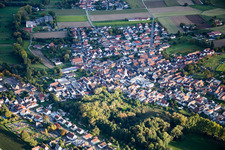 Luftbild von Ortsteil Mühlhofen in Billigheim-Ingenheim im Bundesland Rheinland-Pfalz, Deutschland