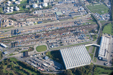 BASF von Norden in Ludwigshafen am Rhein im Bundesland Rheinland-Pfalz, Deutschland aus der Luft