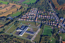 US Militärgefängnis Coleman Stockade im Ortsteil Sandhofen in Mannheim im Bundesland Baden-Württemberg, Deutschland