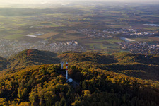 Funkturm im Ortsteil Hochstädten in Bensheim im Bundesland Hessen, Deutschland