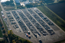 Lager der BASF Lampertheim im Bundesland Hessen, Deutschland