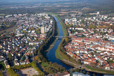 Hindenburgbrücke in Rastatt im Bundesland Baden-Württemberg, Deutschland