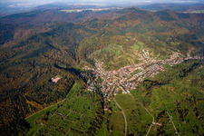 Luftbild von Michelbach von Südwesten in Gaggenau im Bundesland Baden-Württemberg, Deutschland