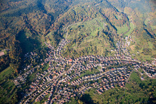 Luftbild von Ortsteil Michelbach in Gaggenau im Bundesland Baden-Württemberg, Deutschland