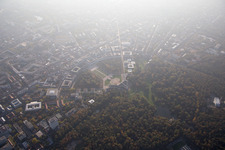 Luftbild von Ortsteil Innenstadt-West in Karlsruhe im Bundesland Baden-Württemberg, Deutschland