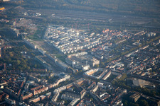 Ortsteil Südstadt in Karlsruhe im Bundesland Baden-Württemberg, Deutschland