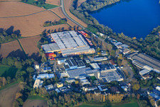 Abfüllwerk der Coca-Cola Europacific Partners Deutschland GmbH, Standort Karlsruhe im Ortsteil Neureut im Bundesland Baden-Württemberg
