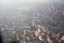 Hatten im Bundesland Bas-Rhin, Frankreich aus der Vogelperspektive