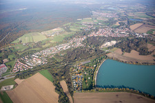 Lauterbourg im Bundesland Bas-Rhin, Frankreich aus der Luft