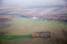 Landau in der Pfalz im Bundesland Rheinland-Pfalz, Deutschland vom Flugzeug aus