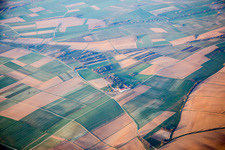 Werkstatt für betreutes Wohnen Werkstatt für verborgene Talente gemeinnützige GmbH im Haftelhof in Schweighofen im Bundesland Rheinland-Pfalz, Deutschland vom Flugzeug aus