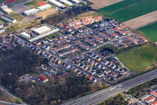 Efeuweg im Ortsteil Rinkenbergerhof in Speyer im Bundesland Rheinland-Pfalz, Deutschland
