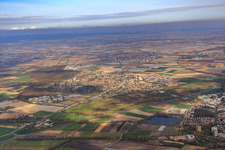 Ortsansicht aus Südosten in Limburgerhof im Bundesland Rheinland-Pfalz, Deutschland