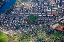 Stadtteil an der Rheingoldstraße im Stadtgebiet im Ortsteil Neckarau in Mannheim im Bundesland Baden-Württemberg, Deutschland