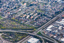 Pfingstberg im Ortsteil Rheinau in Mannheim im Bundesland Baden-Württemberg, Deutschland