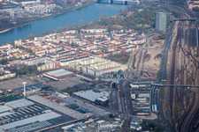Werksgelände der ehemaligen Traktorenfabrik Lanz (John Deere) im Ortsteil Lindenhof in Mannheim im Bundesland Baden-Württemberg, Deutschland
