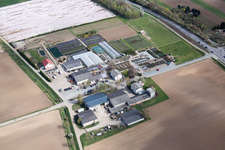 Ortsteil Auerbach in Bensheim im Bundesland Hessen, Deutschland aus der Luft