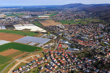 Neubaugebiet Platanenallee in Zwingenberg im Bundesland Hessen, Deutschland
