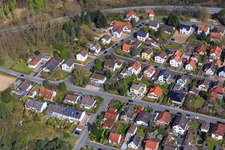 Schlesierstraße, Rheinstr im Ortsteil Sandwiese in Alsbach-Hähnlein im Bundesland Hessen, Deutschland