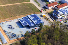Luftbild von Autohaus Alsbach Bayram GmbH - Alsbach-Hähnlein im Ortsteil Sandwiese im Bundesland Hessen, Deutschland