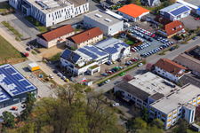 Luftaufnahme von Autohaus Alsbach Bayram GmbH - Alsbach-Hähnlein im Ortsteil Sandwiese im Bundesland Hessen, Deutschland