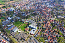 Alfred-Delp-Schule, Landrat-Gruber-Schule, Gutenbergschule Dieburg und Abc Halle Dieburg im Bundesland Hessen, Deutschland