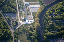 Luftbild von Landesgartenschau Gelände in Landau in der Pfalz im Bundesland Rheinland-Pfalz, Deutschland