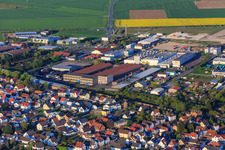 Industriegebiet Odenwaldring mit Rmig Nold GmbH in Stockstadt am Rhein im Bundesland Hessen, Deutschland