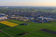 Industriegebiet Eisenbahnstr in Biebesheim am Rhein im Bundesland Hessen, Deutschland
