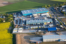 Industrie- und Gewerbegebiet NO mit Nalco Deutschland Manufacturing GmbH in Biebesheim am Rhein im Bundesland Hessen