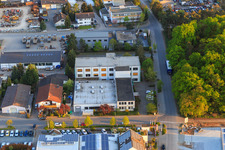 Luftbild von Industriegebiet Sandwiesen mit Laetus in Alsbach-Hähnlein im Bundesland Hessen, Deutschland
