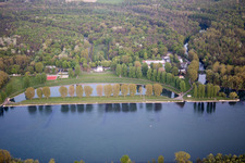 Karlsruhe, Rheinstrandbad im Ortsteil Daxlanden im Bundesland Baden-Württemberg, Deutschland