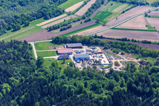 Luftaufnahme von Palatinum Landschafts u. Gartendesign in Hagenbach im Bundesland Rheinland-Pfalz, Deutschland