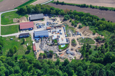 Palatinum Landschafts u. Gartendesign in Hagenbach im Bundesland Rheinland-Pfalz, Deutschland von oben gesehen