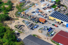Palatinum Landschafts u. Gartendesign in Hagenbach im Bundesland Rheinland-Pfalz, Deutschland aus der Vogelperspektive