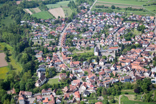 Dorfansicht in Berg im Bundesland Rheinland-Pfalz, Deutschland