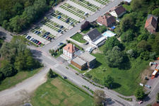 Lauterbourg, Grenze im Bundesland Bas-Rhin, Frankreich