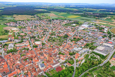 Friedhof an der Dimbacher Straße in Volkach im Bundesland Bayern, Deutschland