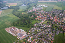 Luftbild von Ortsteil Hastenbeck in Hameln im Bundesland Niedersachsen, Deutschland