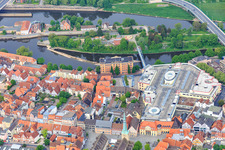 STADT-GALERIE und Pfortmühle an der Weser in Hameln im Bundesland Niedersachsen, Deutschland
