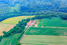 Luftbild von Rittergut Sonnenberg KG in Polle im Bundesland Niedersachsen, Deutschland