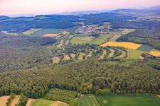 Luftbild von Golfclub Weserbergland e.V. aus Norden in Polle im Bundesland Niedersachsen, Deutschland