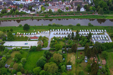 Wohnmobilstellplatz Flossplatz, Höxter im Bundesland Nordrhein-Westfalen, Deutschland
