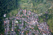 Luftbild von Ortsteil Sulzbach in Malsch im Bundesland Baden-Württemberg, Deutschland